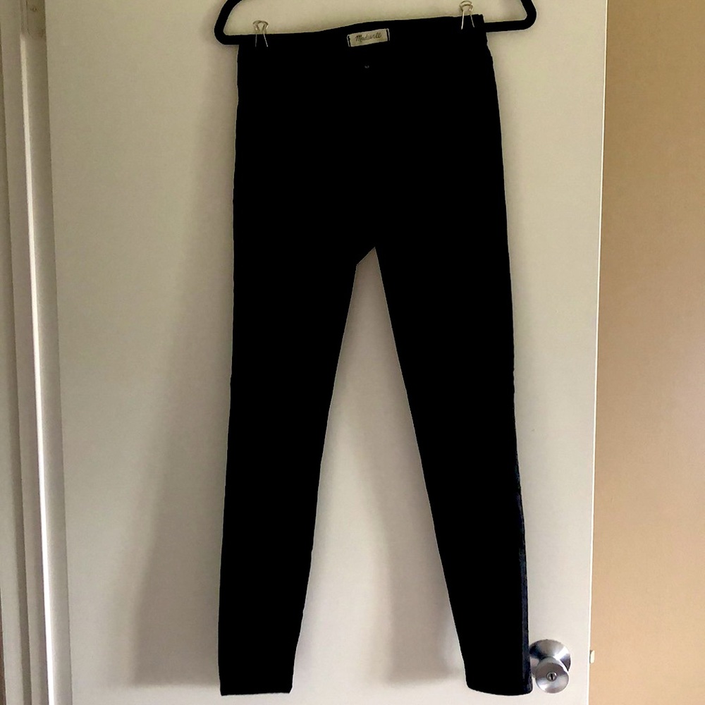 Madewell 9” High Rise Black Skinny Jeans (size 27)